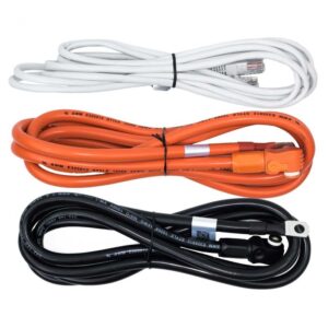Batterijkabel set 25mm² stekker - stekker (20cm)