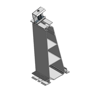ValkPro+ Alu P10° achter voet zijkant